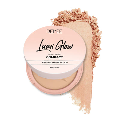 Renee Cosmetics Lumi Glow Highlighting Compact - 04 Cashmere Sand