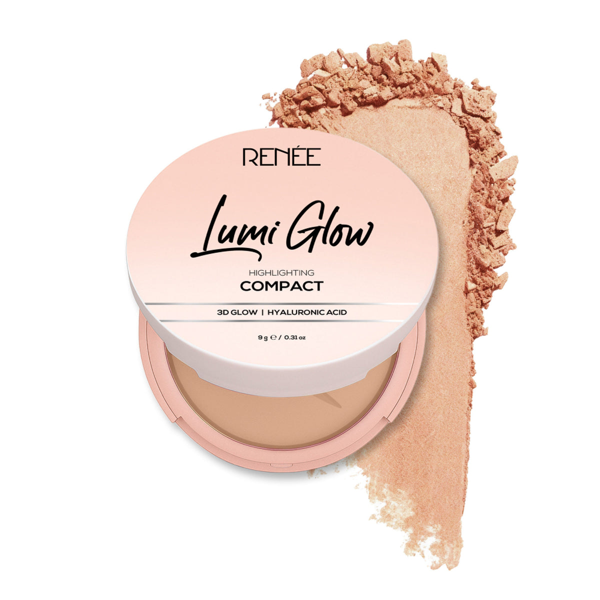 Renee Cosmetics Lumi Glow Highlighting Compact - 05 Chiffon Cocoa