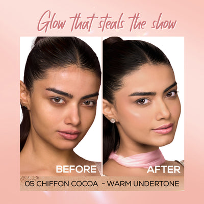 Renee Cosmetics Lumi Glow Highlighting Compact - 05 Chiffon Cocoa