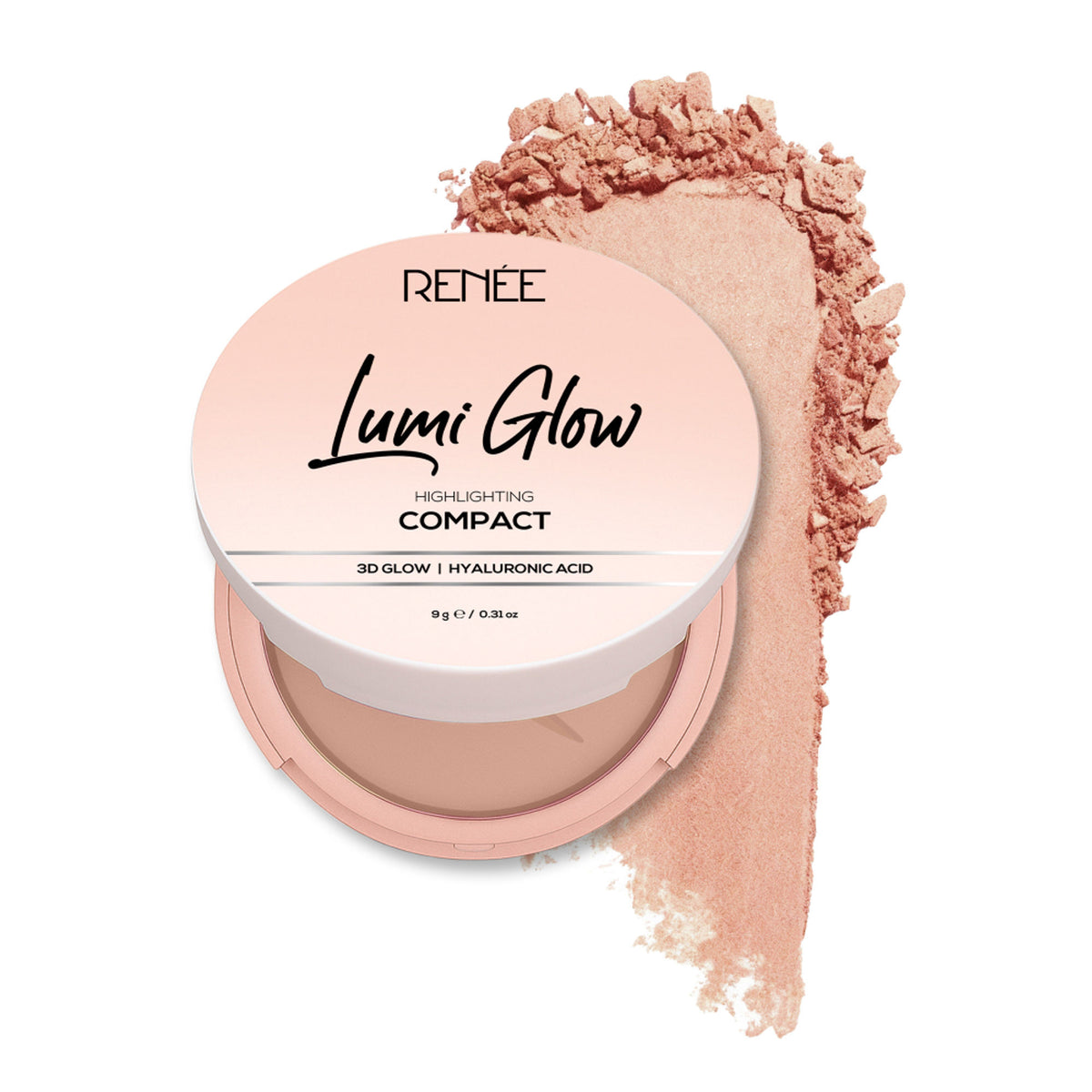 Renee Cosmetics Lumi Glow Highlighting Compact - 06 Suede Caramel