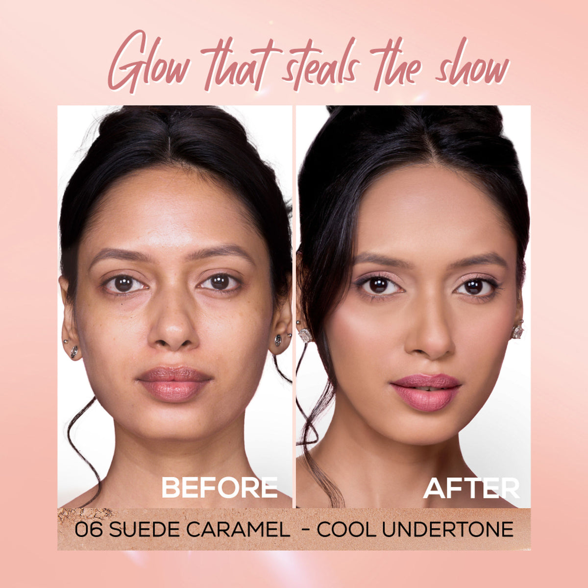 Renee Cosmetics Lumi Glow Highlighting Compact - 06 Suede Caramel