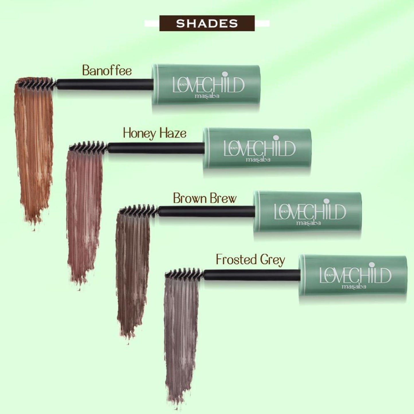 LoveChild Masaba Brow Me Points Styling Gel - Brown Brew