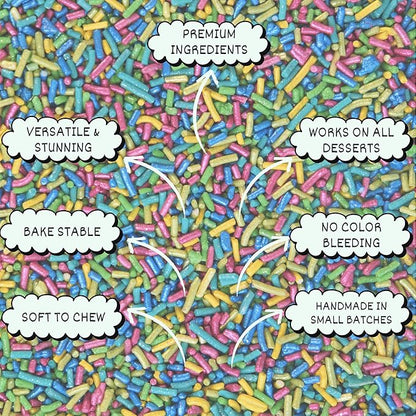 Confect Rainbow Sprinkles for Decoration 03