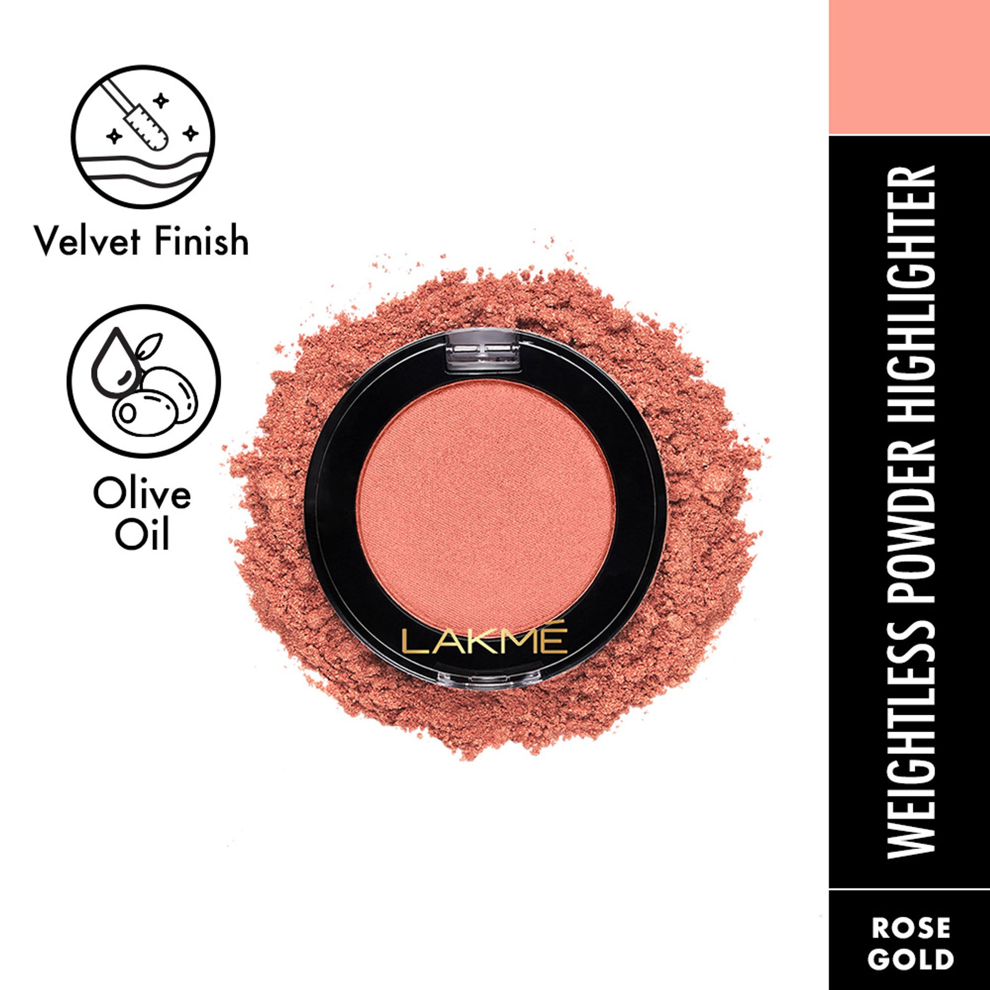 Lakme Face It Highlighter - RoseGold