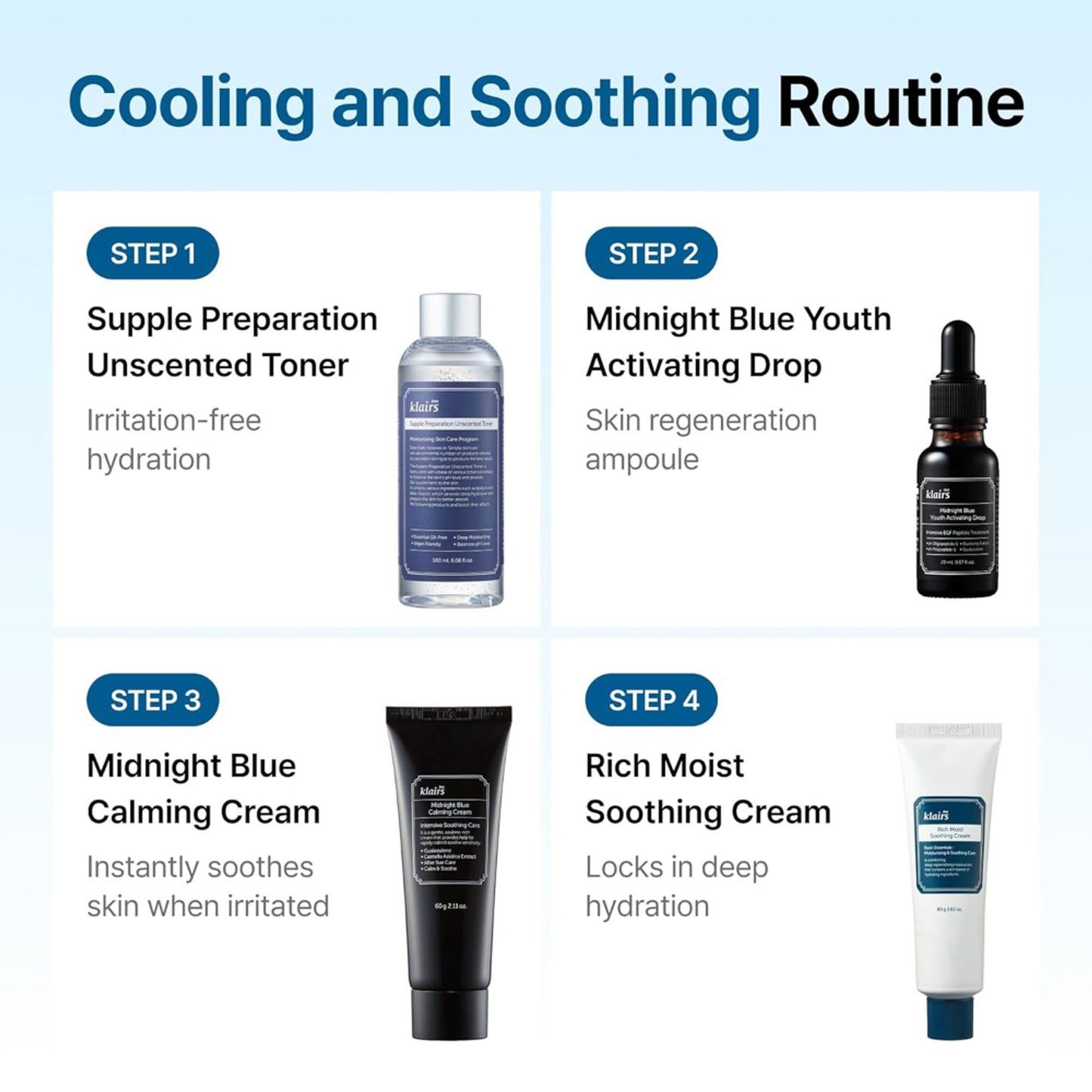 Klairs Midnight Blue Calming Cream