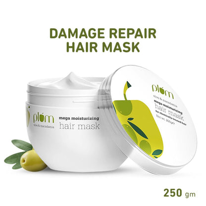 Plum Olive & Macadamia Mega Moisturing Hair Mask