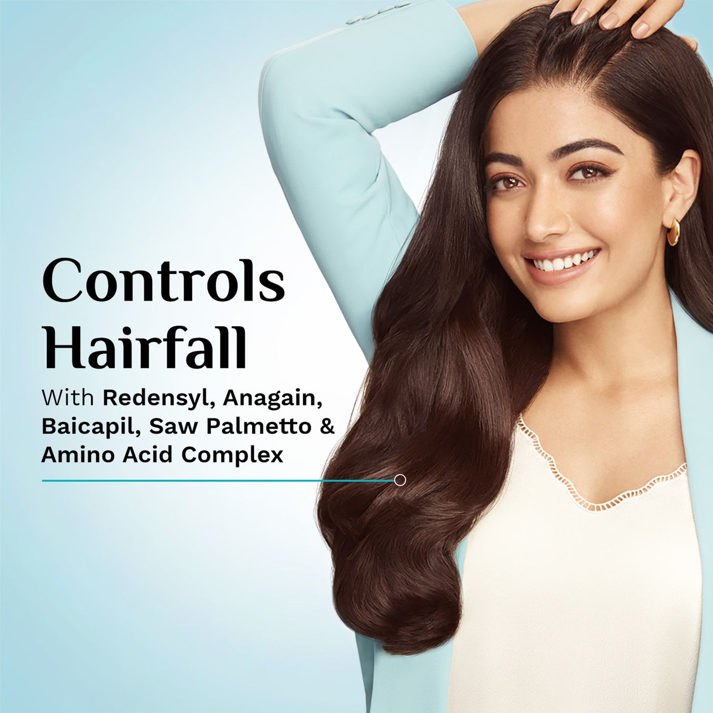 Pilgrim Redensyl & Anagain Hairfall Control Shampoo With Growth Boosters For Thick & Dense Hair