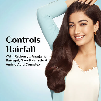 Pilgrim Redensyl & Anagain Hairfall Control Shampoo With Growth Boosters For Thick & Dense Hair
