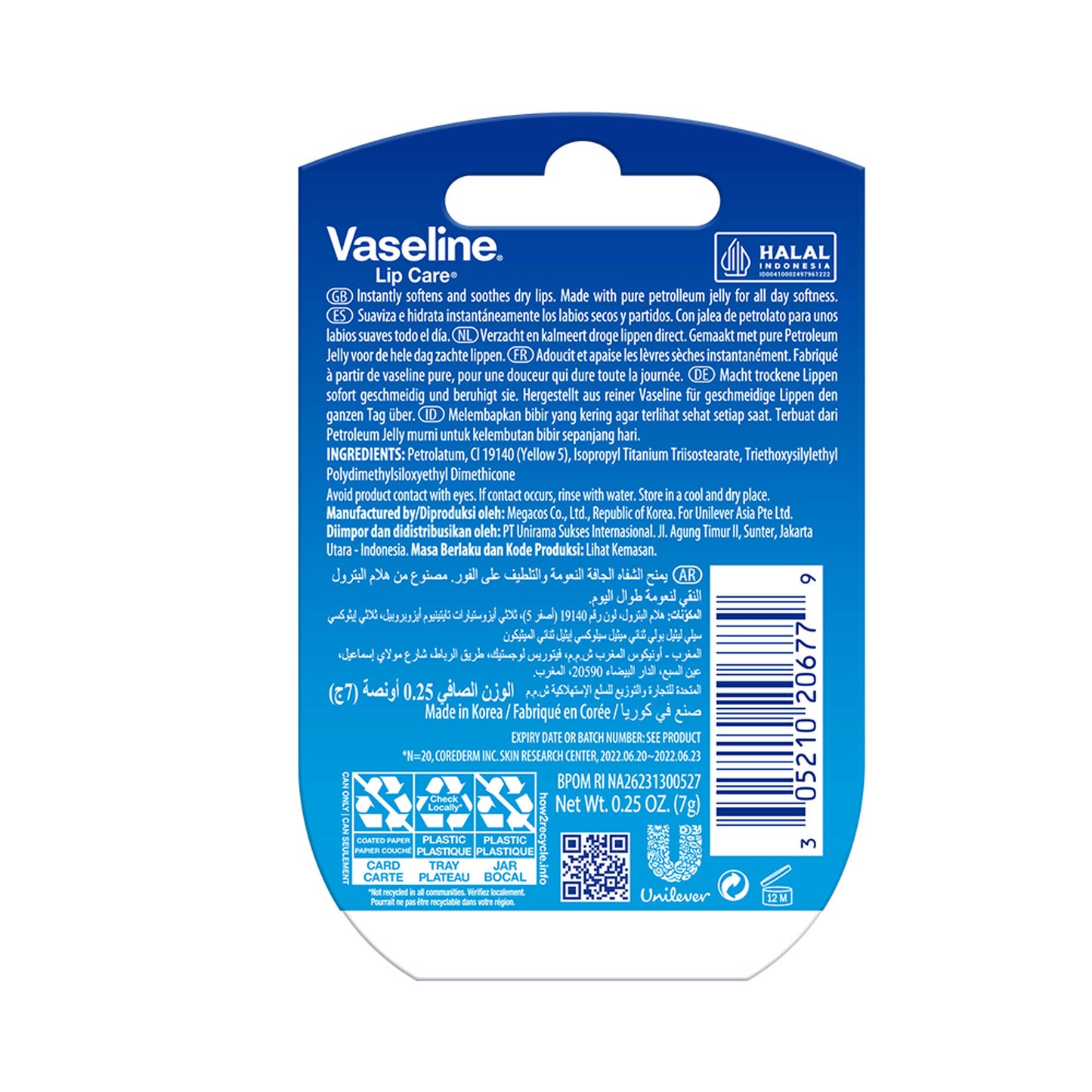 Vaseline Lip Care Lip Balm - Original Lips