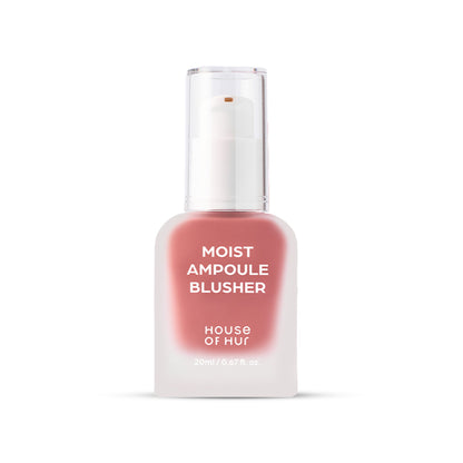 House of Hur Moist Ampoule Blusher Hydrating Liquid Blush with Natural Finish - Rose Brown