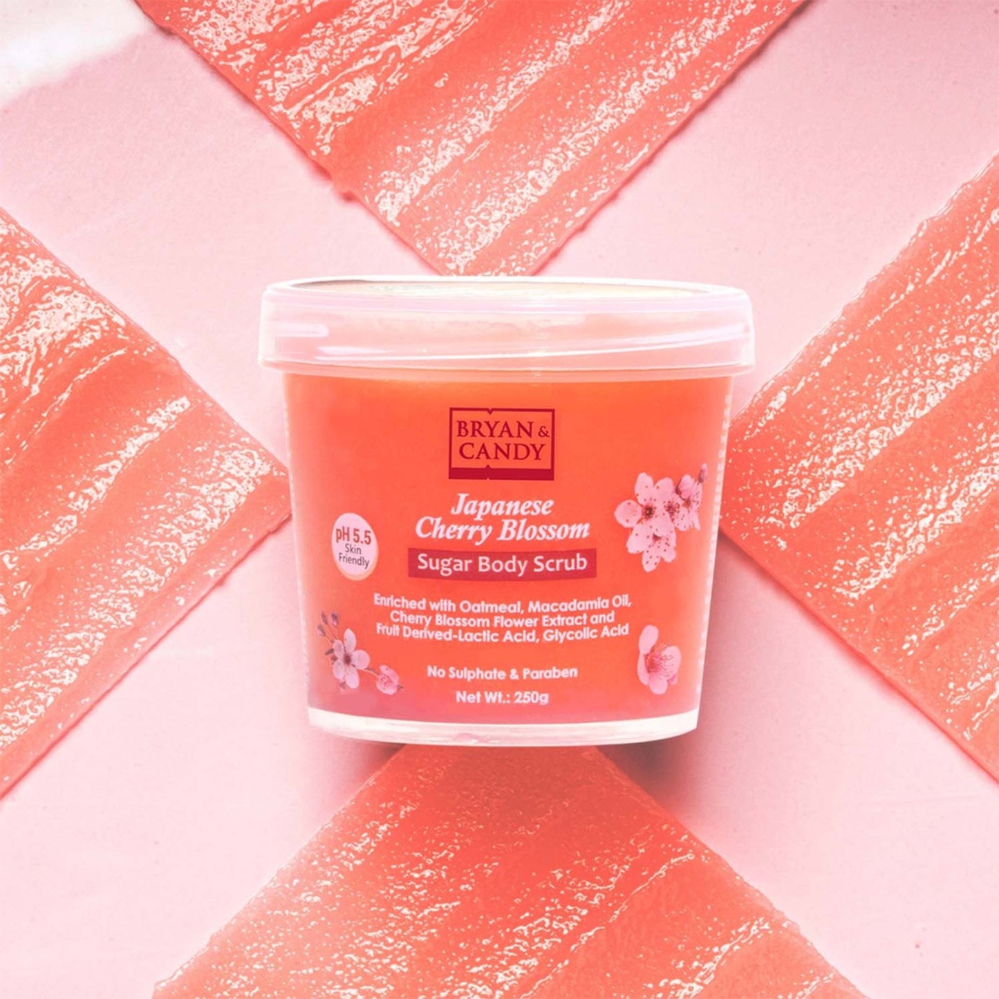 BRYAN & CANDY Japanese Cherry Blossom Sugar Body Scrub