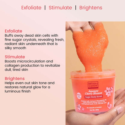 BRYAN & CANDY Japanese Cherry Blossom Sugar Body Scrub