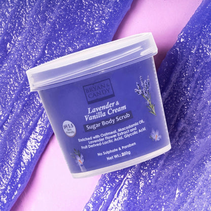 BRYAN & CANDY Lavender & Vanilla Cream Sugar Body Scrub