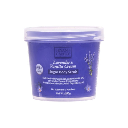 BRYAN & CANDY Lavender & Vanilla Cream Sugar Body Scrub