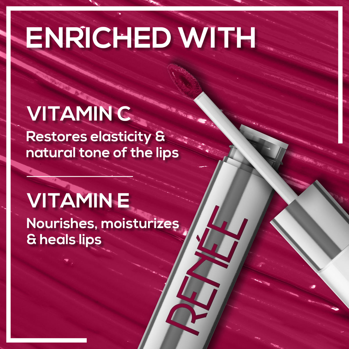 Renee Cosmetics Gloss Stay Transfer Proof Glossy Liquid Lip Color - Sophie