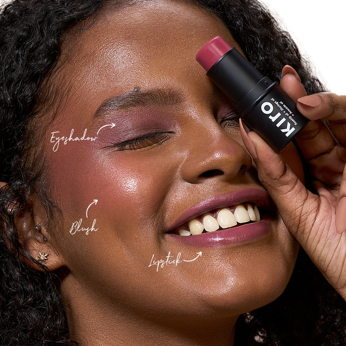 KIRO Wonder Wand Multi Stick in Crushed Berry, a versatile makeup stick with a rich berry shade, displayed on a neutral background.
