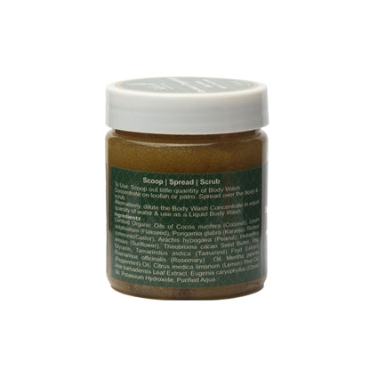 Rustic Art Organic Rosemary Peppermint Body Wash Concentrate