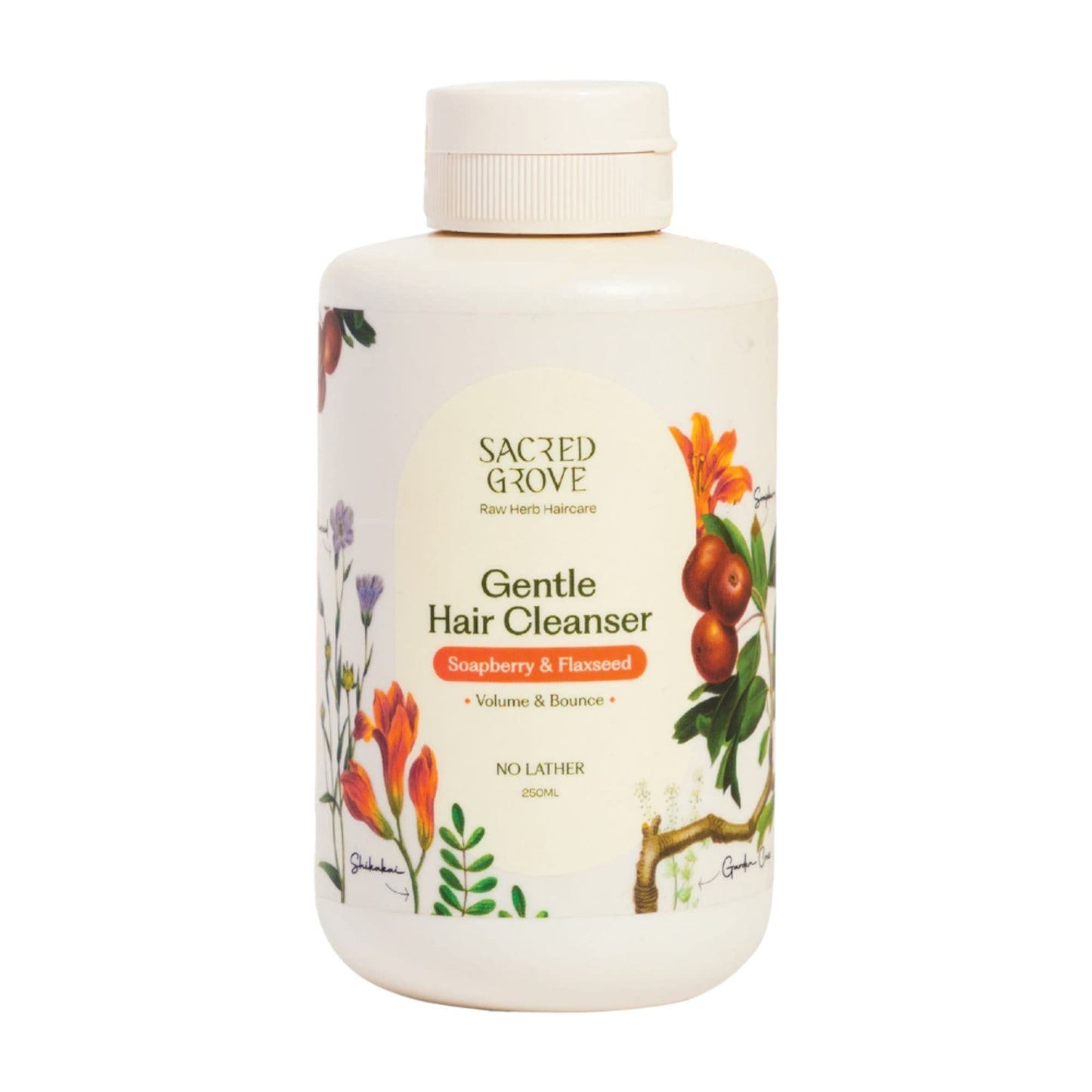 Sacred Grove Hair Cleanser with Reetha Argan Herbal Shampoo 100% Raw Herb No Chemicals (No Lather)