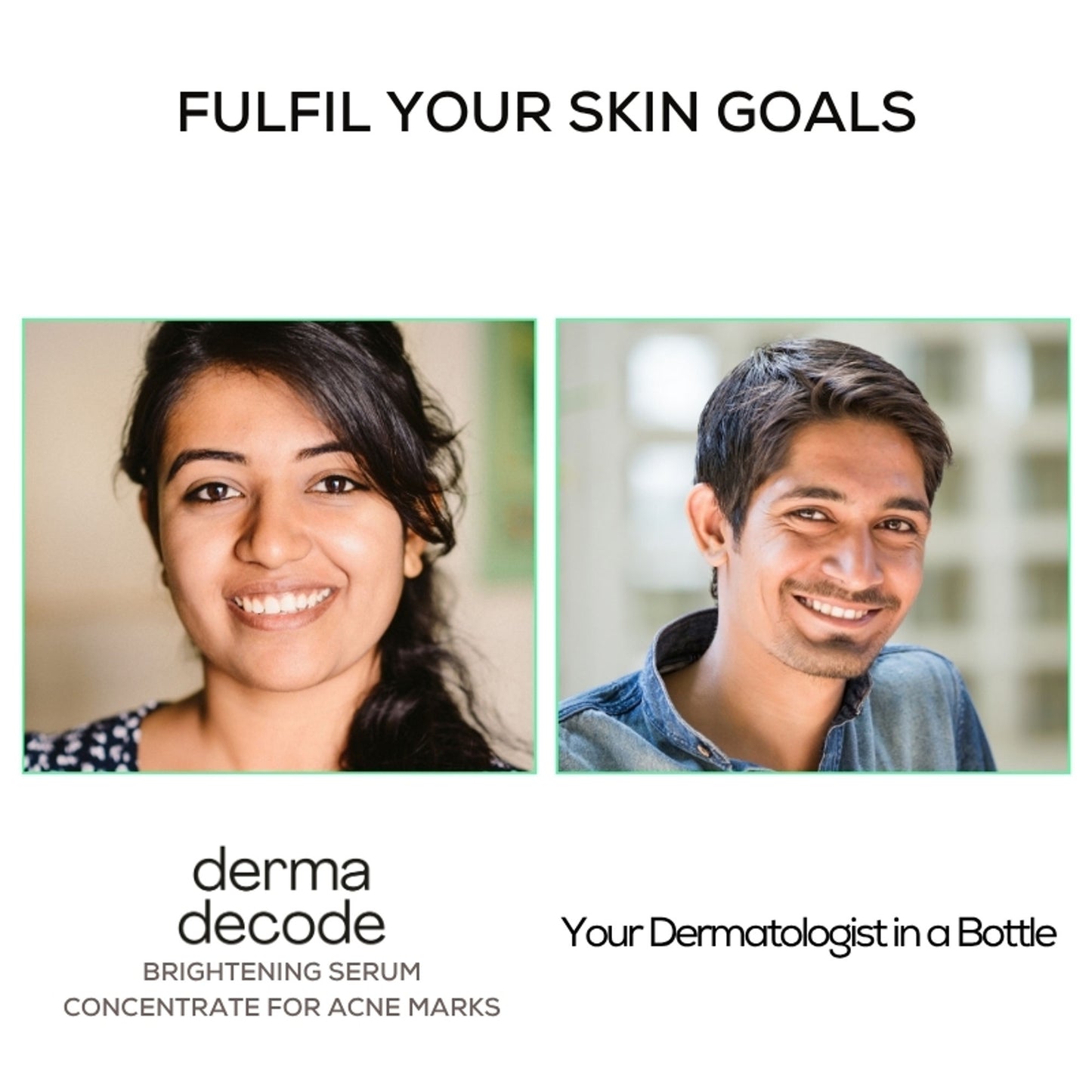 Derma Decode 1% Kojic Acid 10% Azelaic Acid Brightening Face Serum For Dark Spots And Pigmentation