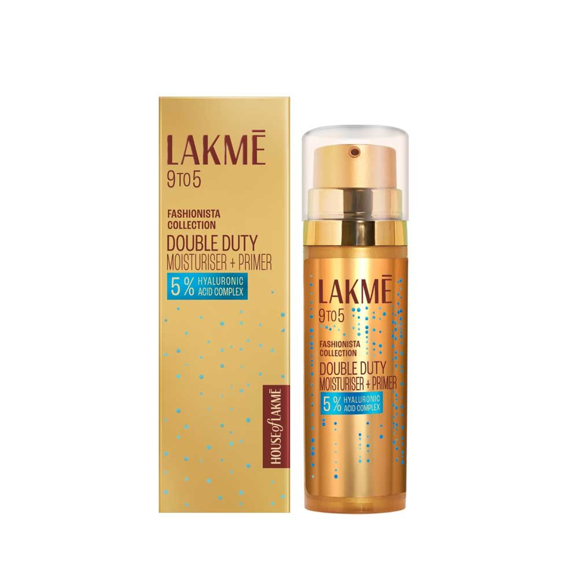 Lakme 9to5 Double Duty 2-in-1 Moisturiser + Primer With Hyaluronic Acid