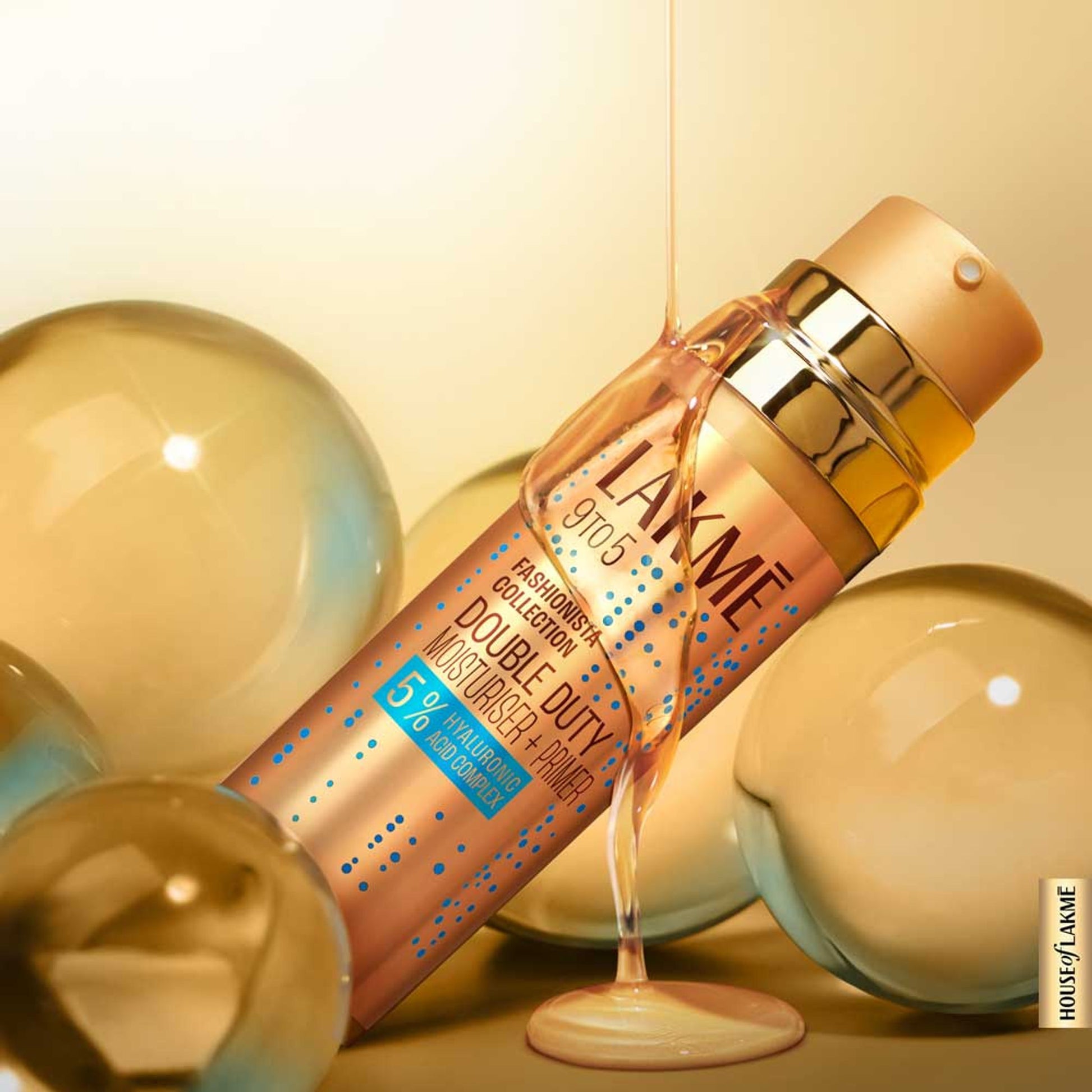 Lakme 9to5 Double Duty 2-in-1 Moisturiser + Primer With Hyaluronic Acid
