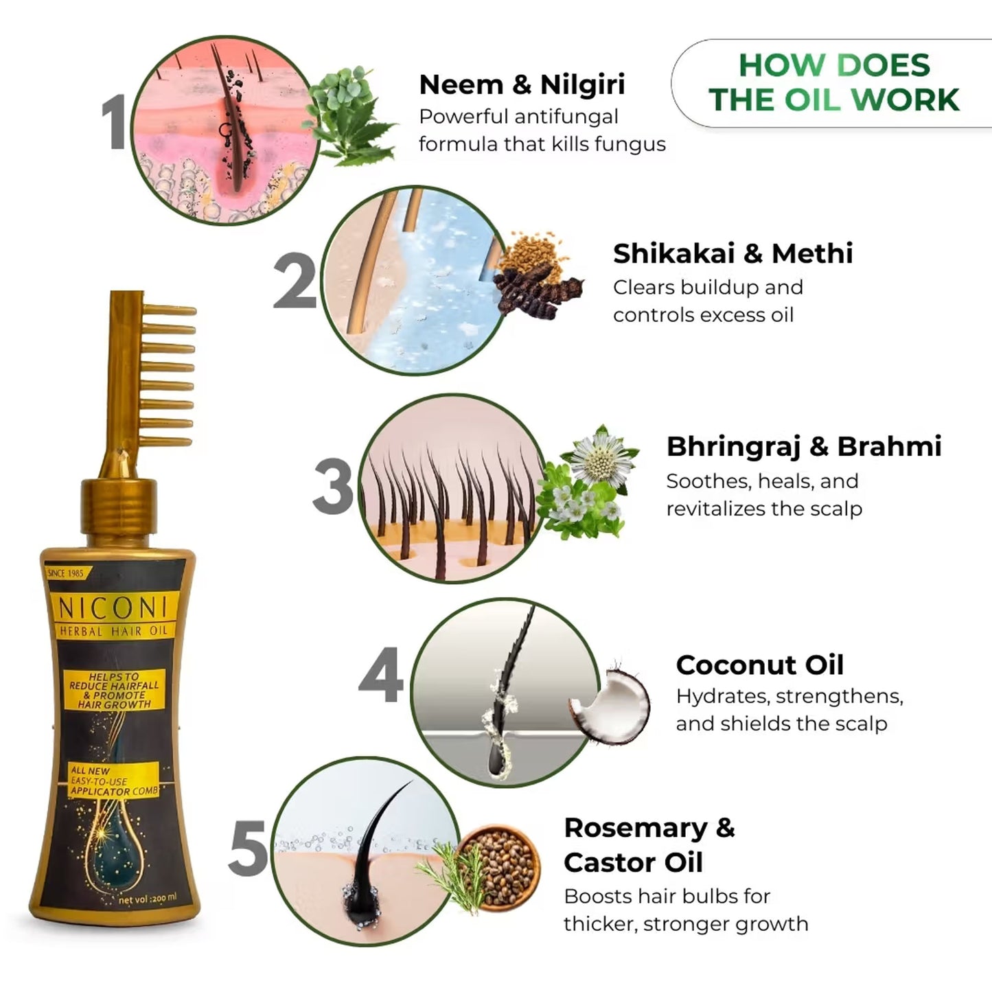 Niconi Herbal Hair Oil