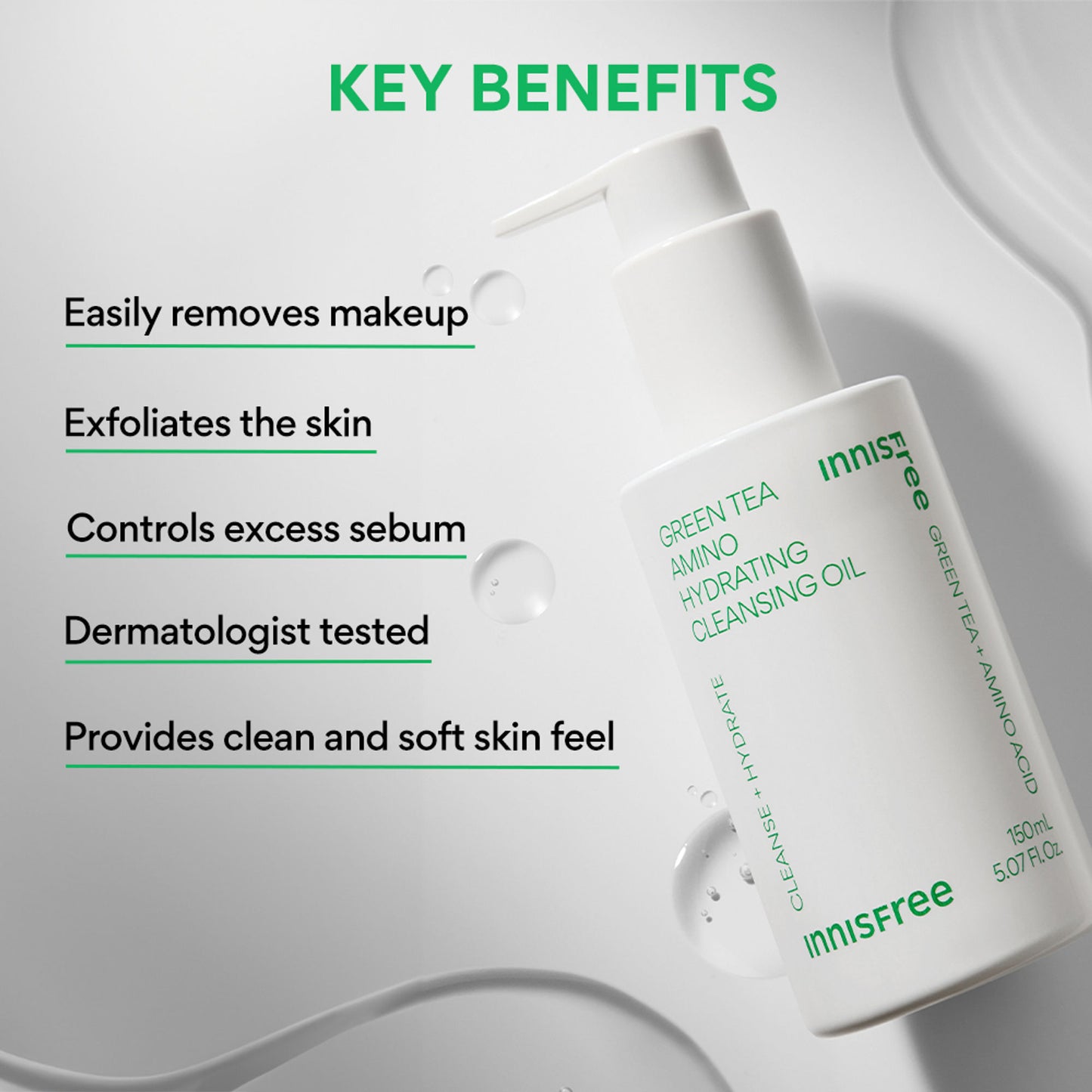 Innisfree Green Tea Fresh Cleansing Oil