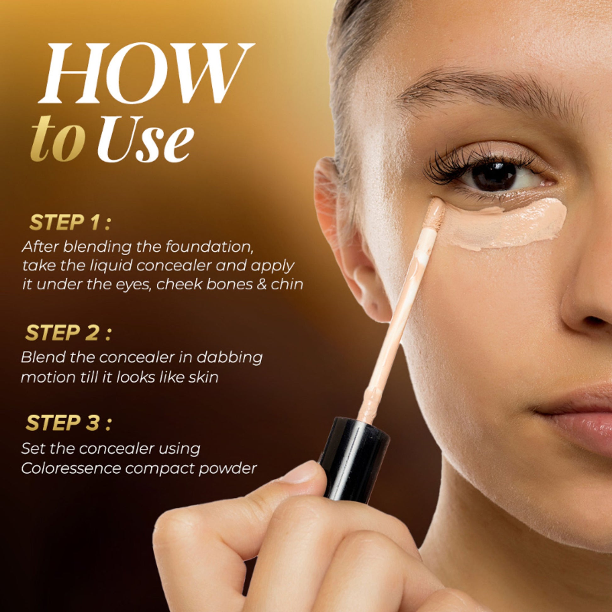 Coloressence Time To Prime - Full Covereage Liquid Concealer - Cream