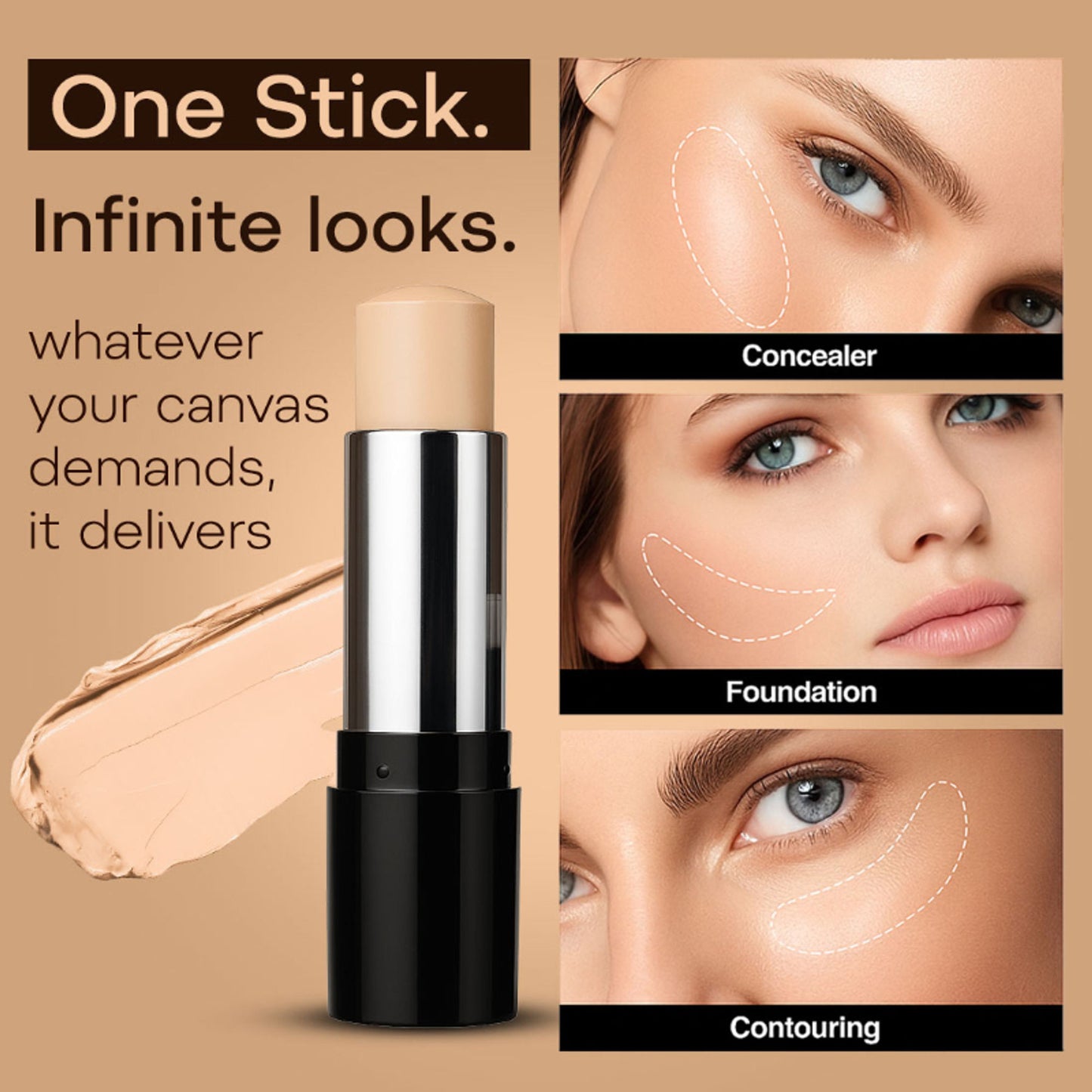 Coloressence HD Foundation Stick - Golden Glow
