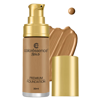Coloressence True Tone Premium Liquid Silicone Foundation Full Coverage Matte Finish - Warm Natural