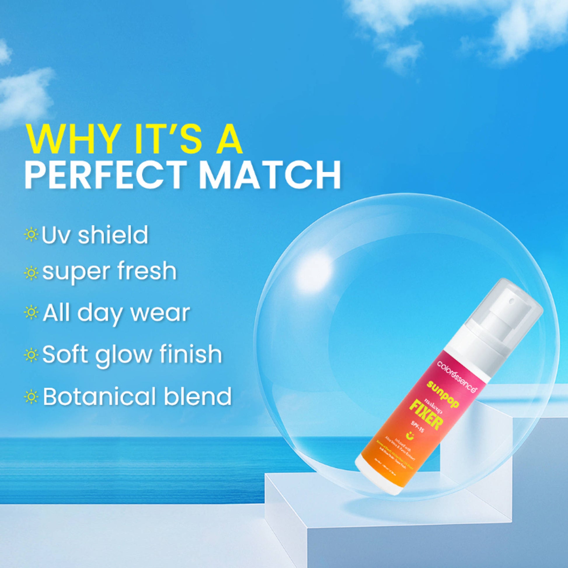 Coloressence Sunpop Makeup Fixer SPF 15