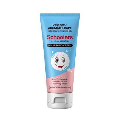 Keya Seth Aromatherapy Schoolers Nourishing Cream with gentle, intensive moisturizing and nourishing properties for healthy skin.