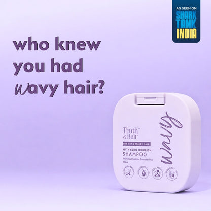 Truth & Hair Wavy Hair Hydro Nourish Shampoo