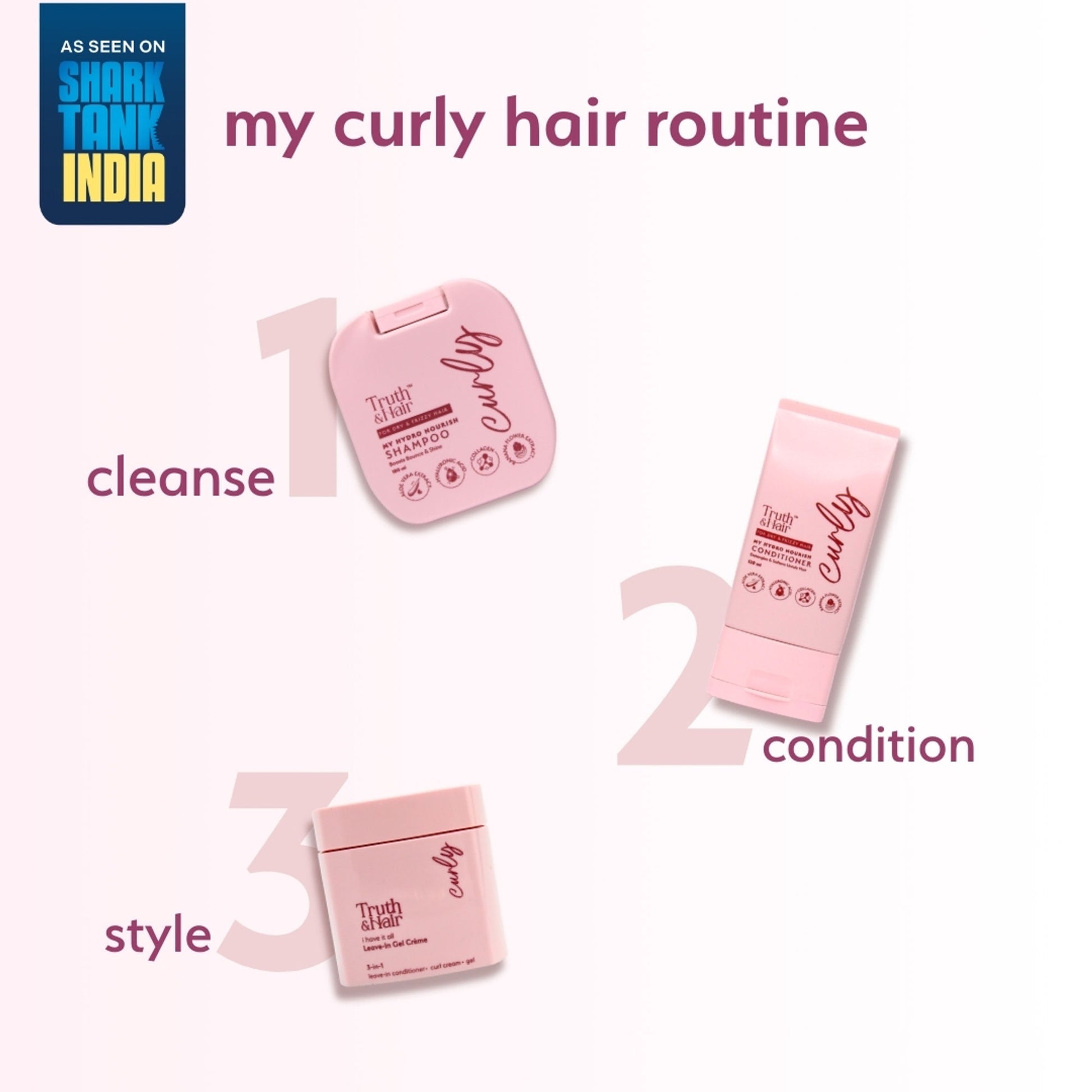 Truth & Hair Curly Hair Hydro Nourish Shampoo