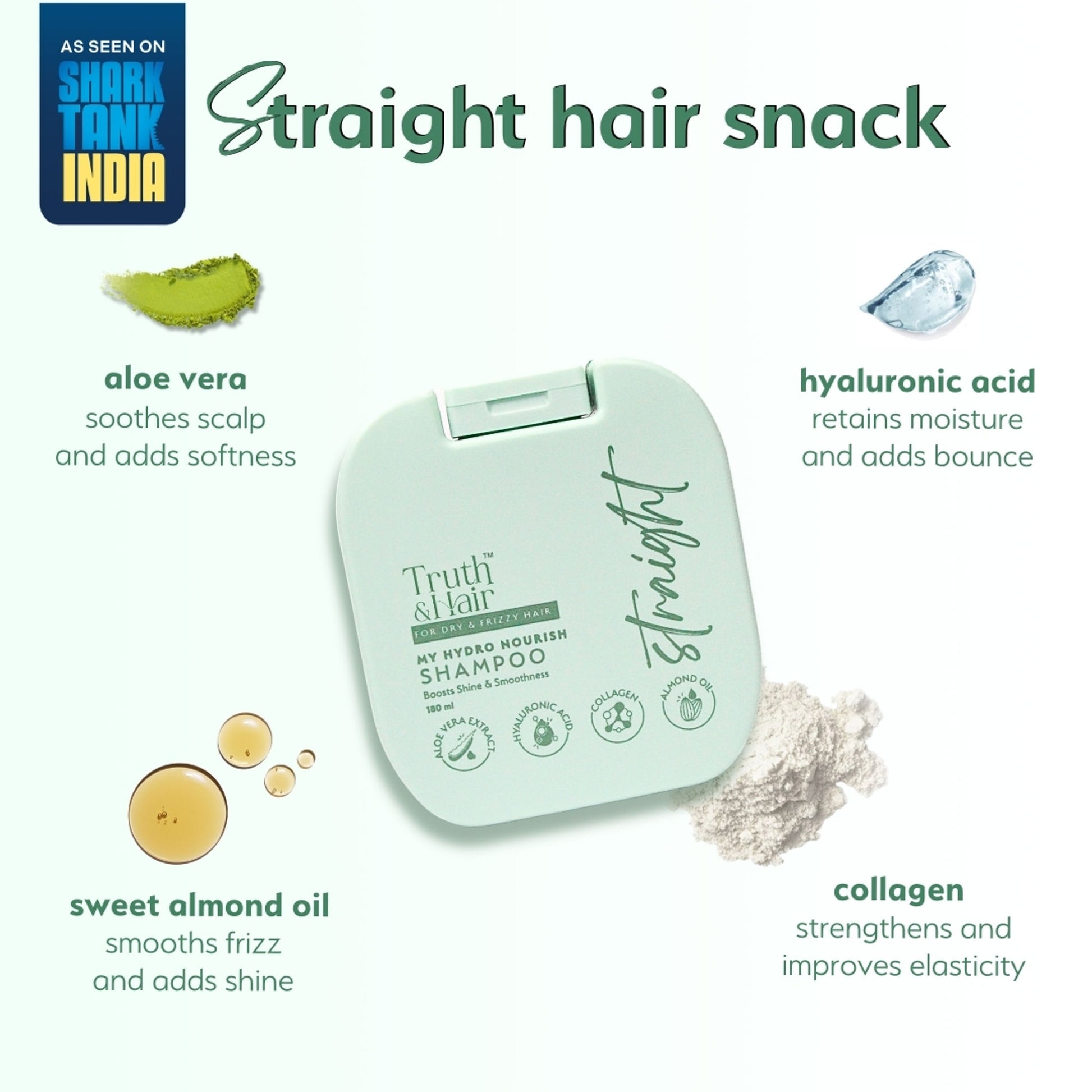 Truth & Hair Straight Hair Hydro Nourish Shampoo