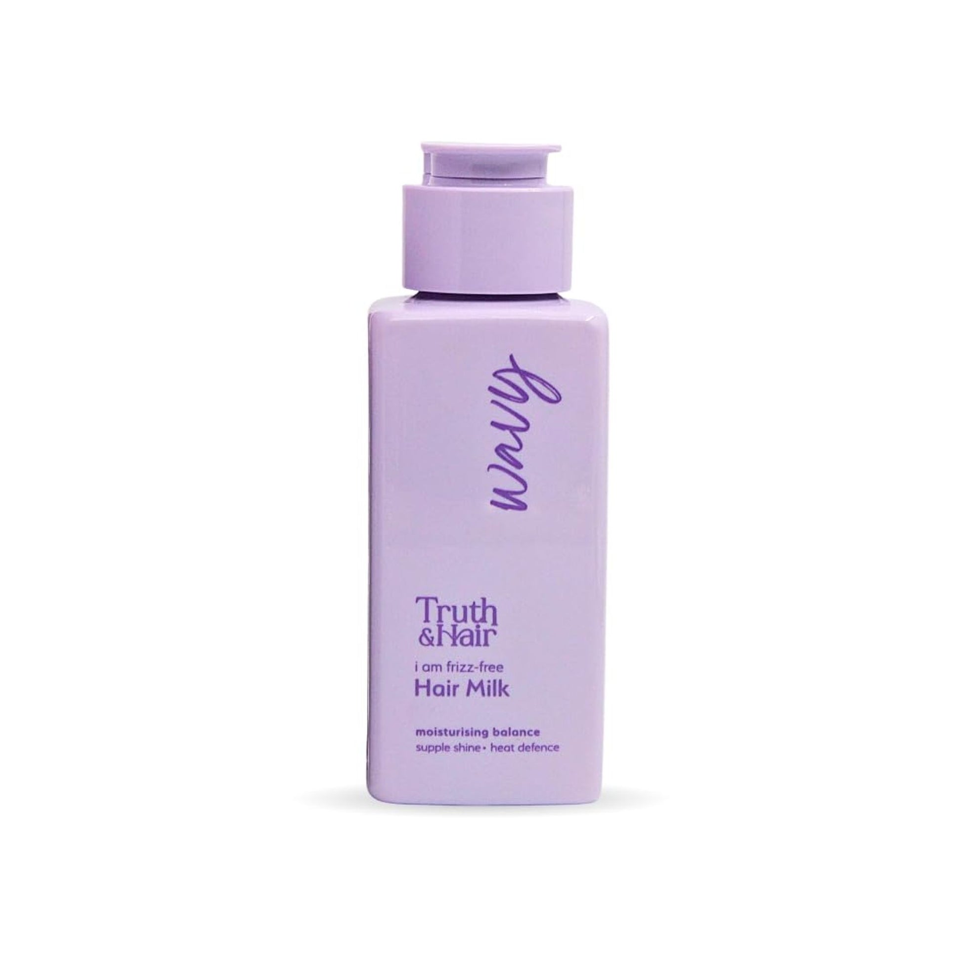 Truth & Hair Wavy Hair Milk with Heat Defence for Frizz-Free Milk Bath