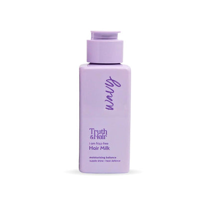 Truth & Hair Wavy Hair Milk with Heat Defence for Frizz-Free Milk Bath