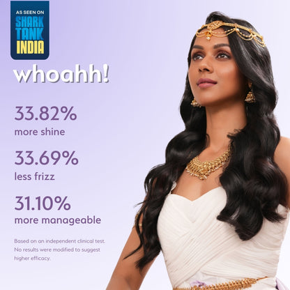 Truth & Hair Wavy Hair Milk with Heat Defence for Frizz-Free Milk Bath