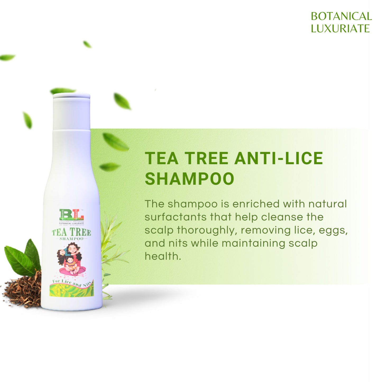 Botanical Luxuriate Tea Tree Shampoo For Lice & Nits