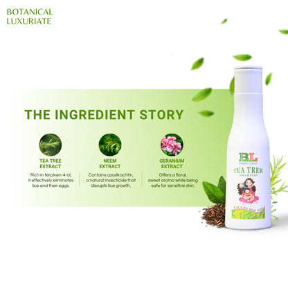Botanical Luxuriate Tea Tree Shampoo For Lice & Nits