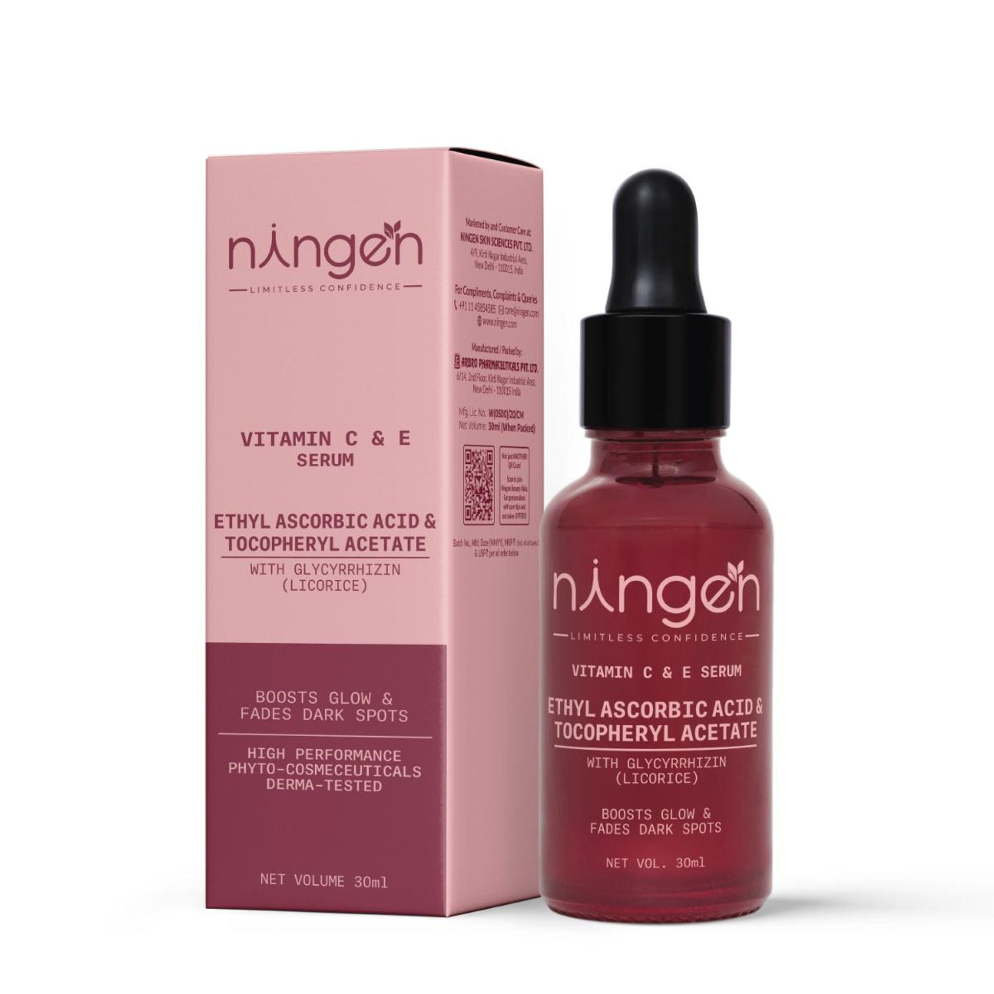 Ningen Vitamin C & E Face Serum