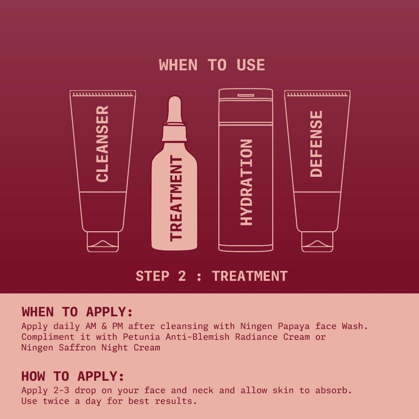 Ningen Vitamin C & E Face Serum