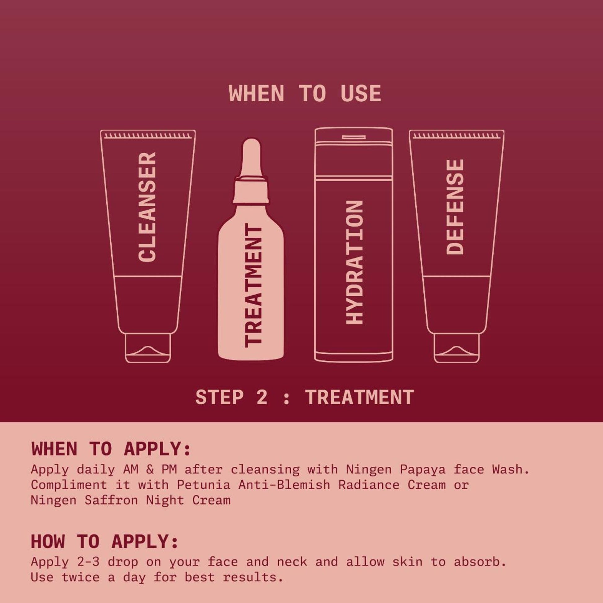 Ningen Vitamin C & E Face Serum