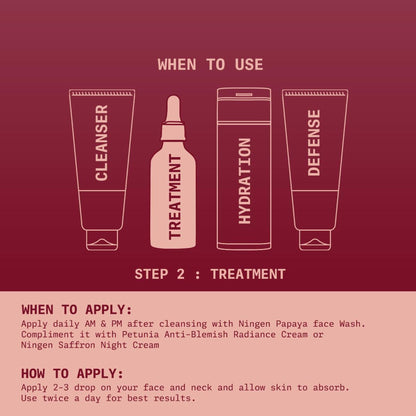 Ningen Vitamin C & E Face Serum
