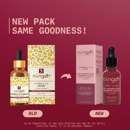 Ningen Vitamin C & E Face Serum