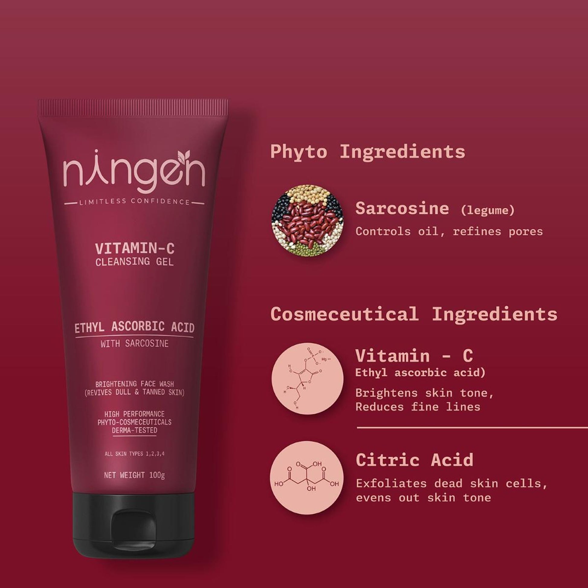 Ningen Vitamin C Cleansing Gel