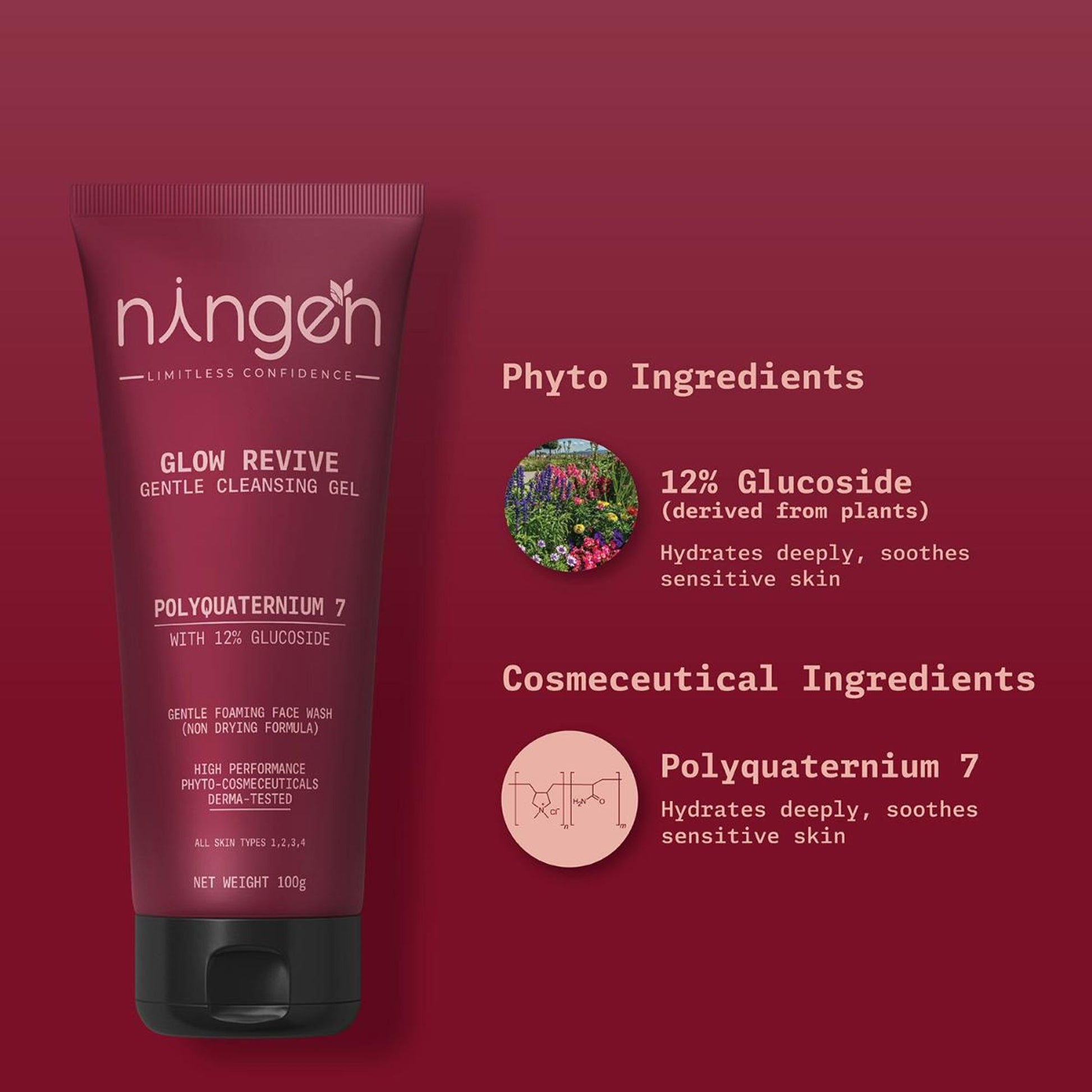 Ningen Glow Revive Gentle Cleansing Gel