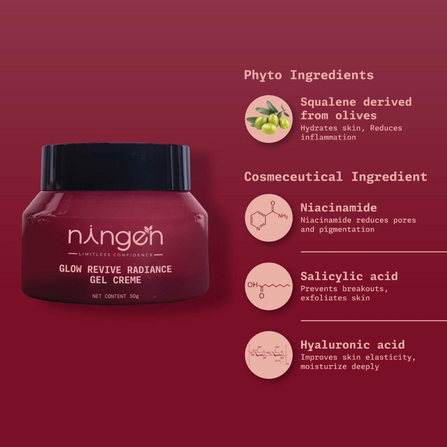 Ningen Glow Revive Radiance Gel Creme