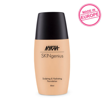 Nykaa Cosmetics SKINgenius Sculpting & Hydrating Dewy Foundation - Warm Sand 03