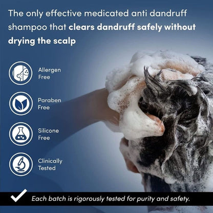 Man Matters Ketoconazole Anti Dandruff Shampoo For Men With Aloe Vera